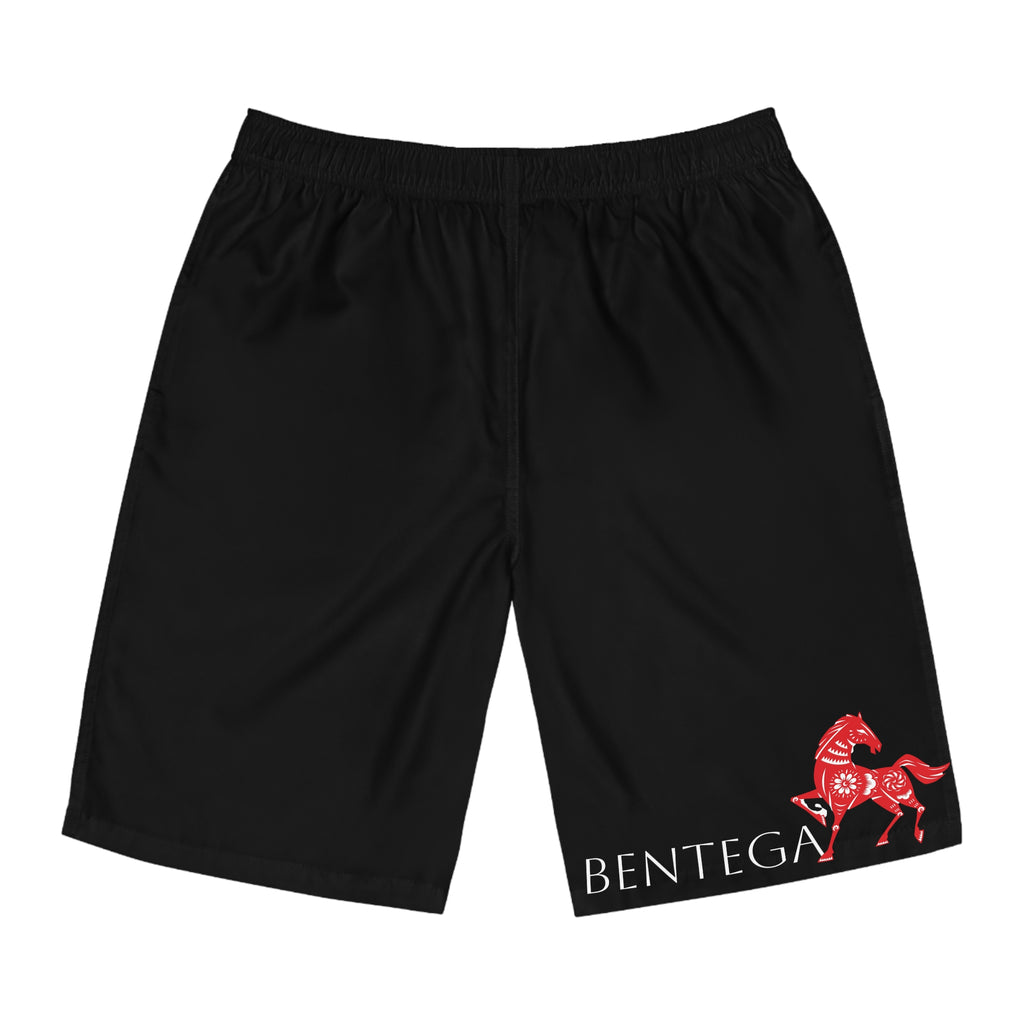 Men's Black Board Shorts Bentega