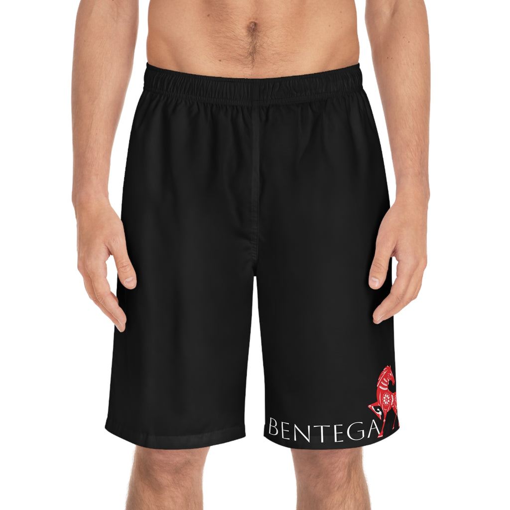 Men's Black Board Shorts Bentega