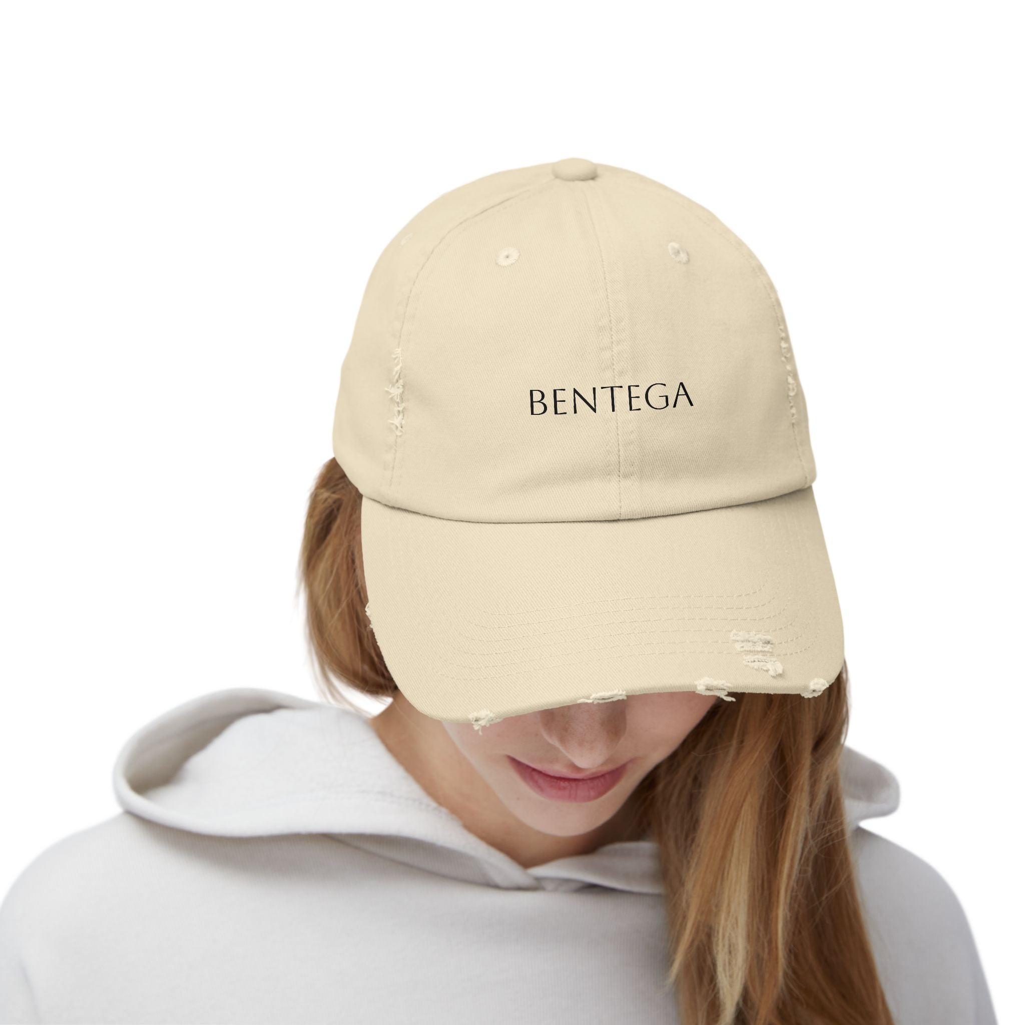 bentega worn hat