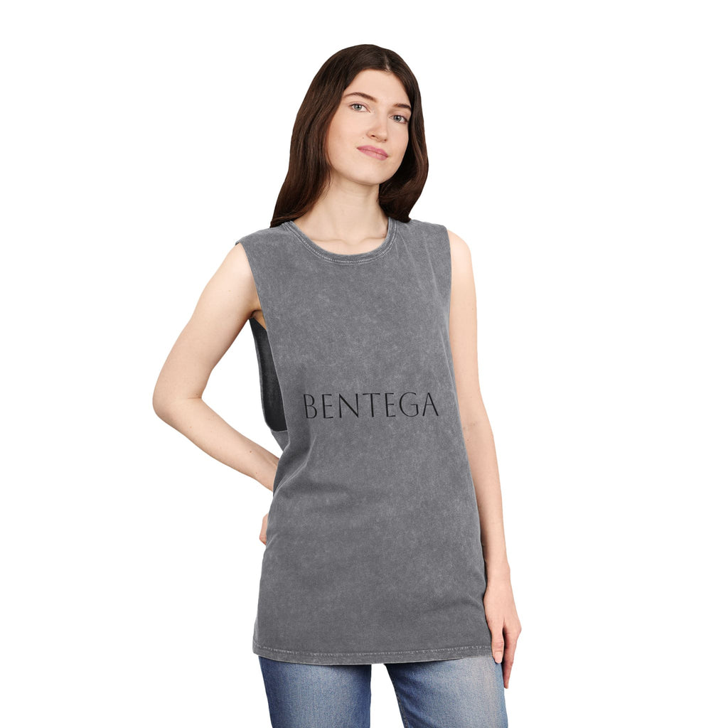 Stonewash Black Tank Top bentega