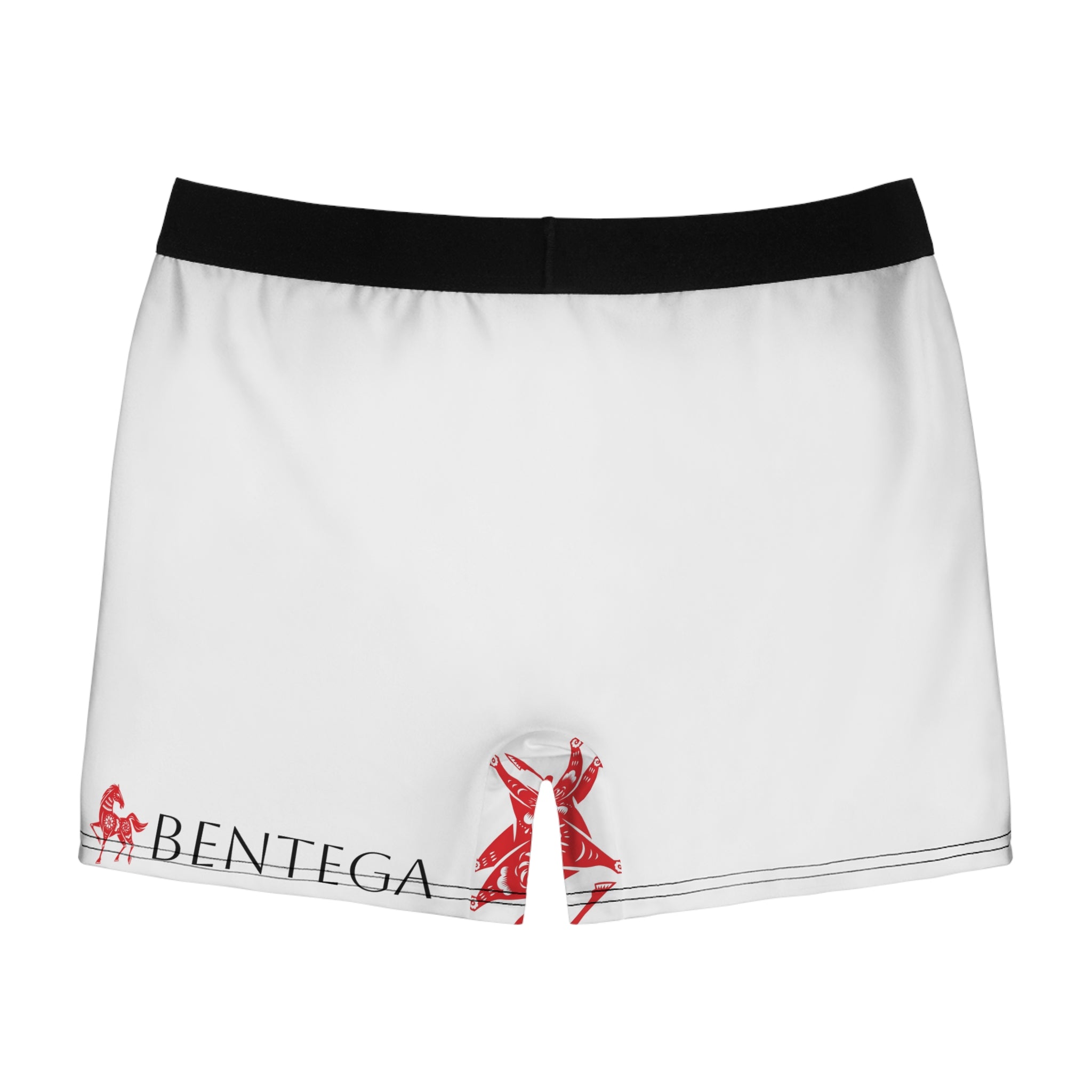 Red Paper-Cut Horse Boxer Briefs