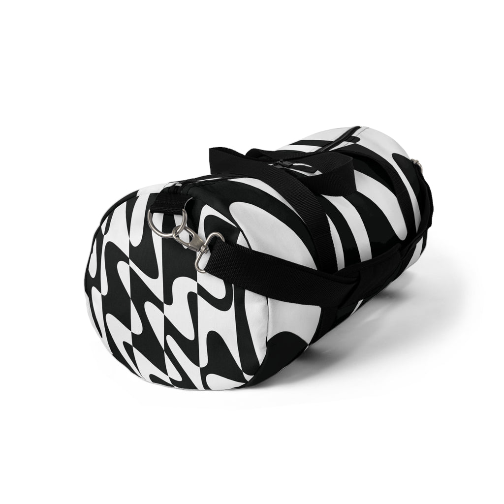 bentega Black & White Abstract Duffel Bag