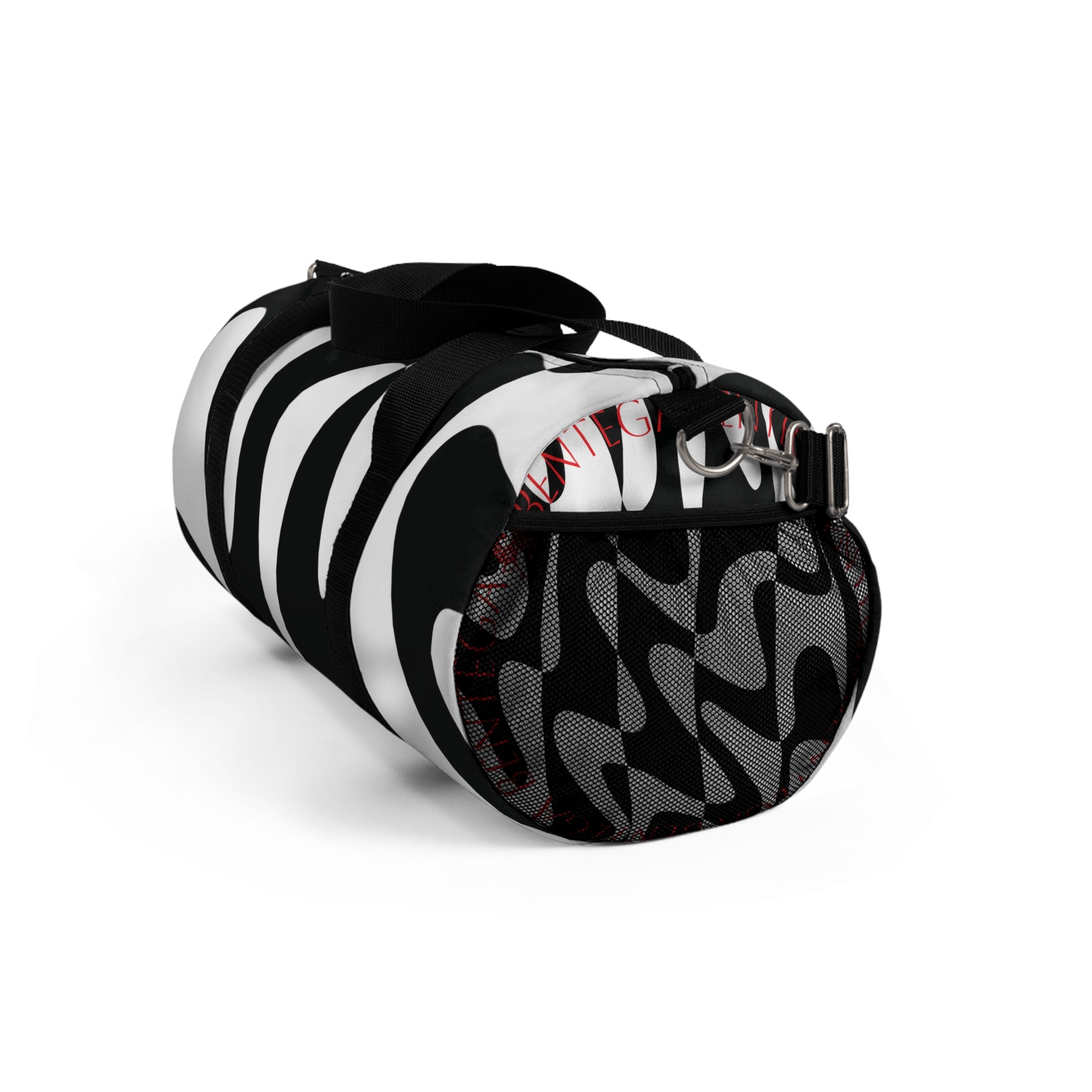 bentega Black & White Abstract Duffel Bag