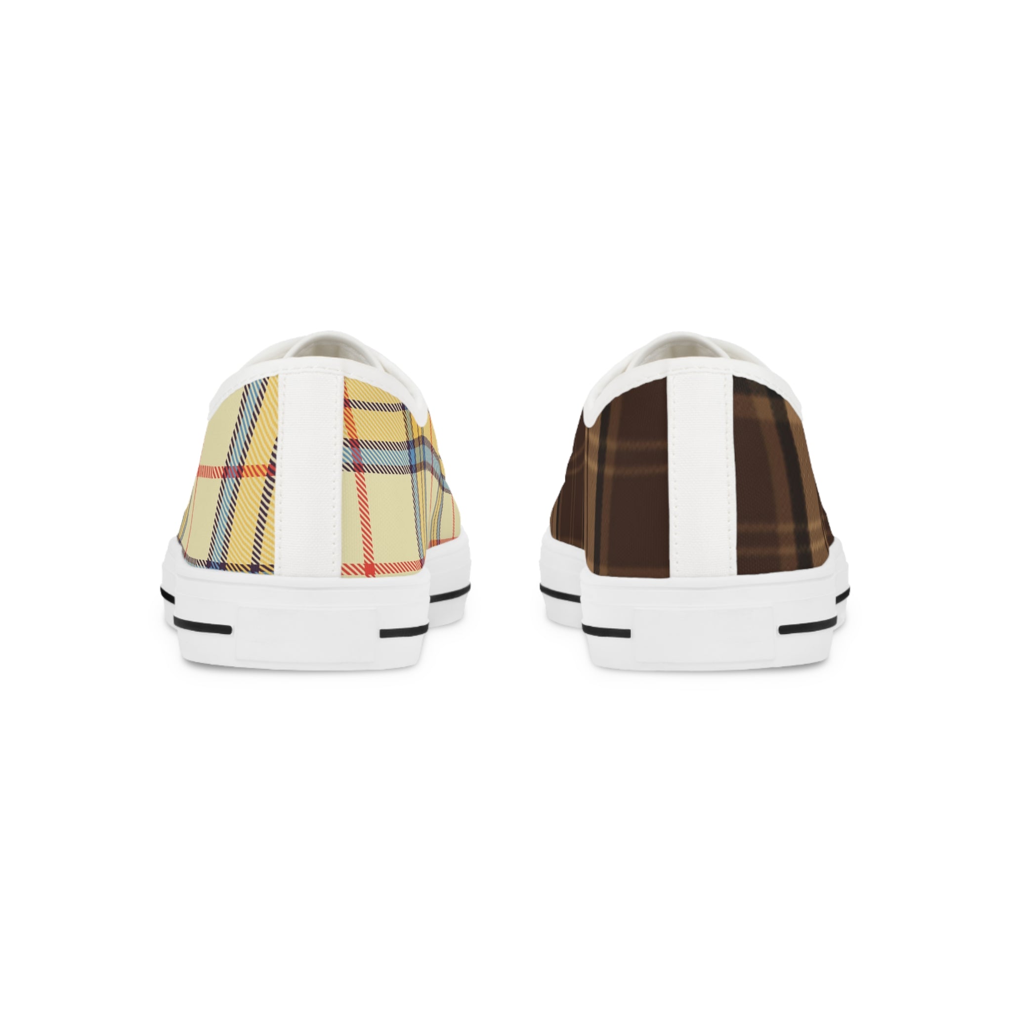 Plaid Patchwork Low-Top bentega