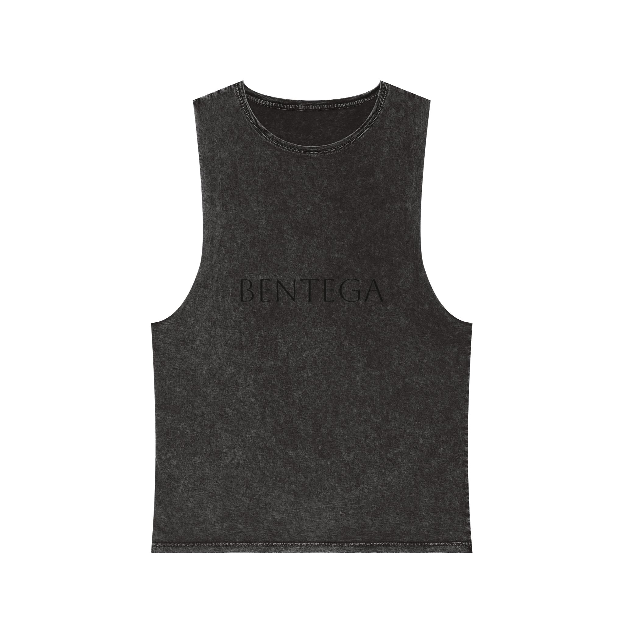 Stonewash Black Tank Top bentega