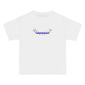 BENTEGA T Shirt blue curve
