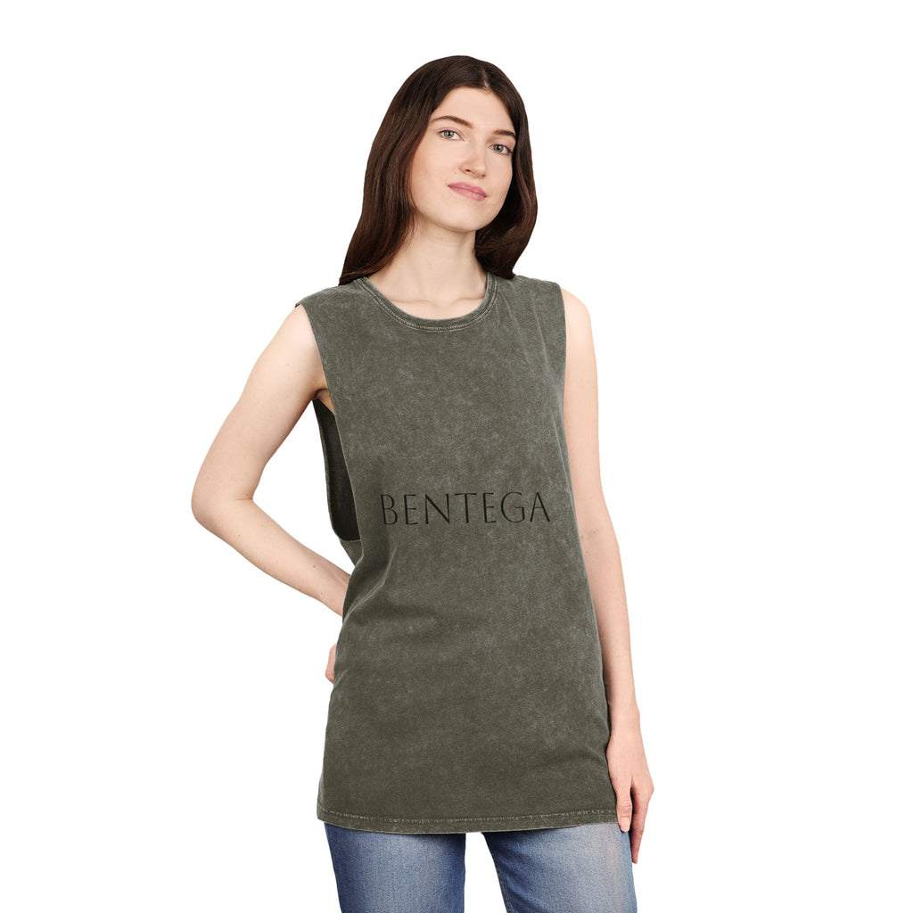 Stonewash Black Tank Top bentega